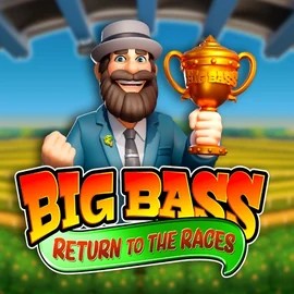 Big Bass Return to the Races slot icon by Pragmatic Play, available at Slotlair Casino