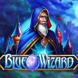 Blue Wizard logo by Quickspin Slotlair Casino