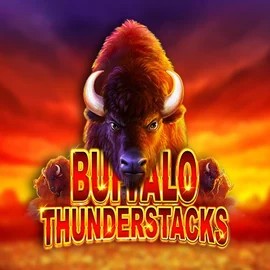 Slots logo of Buffalo Thunderstacks from Amatic Industries at Slotlair Casino