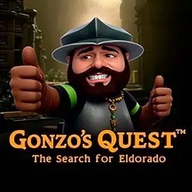 Gonzo's Quest logo by NetEnt at Slotlair CasinoGonzo's Quest