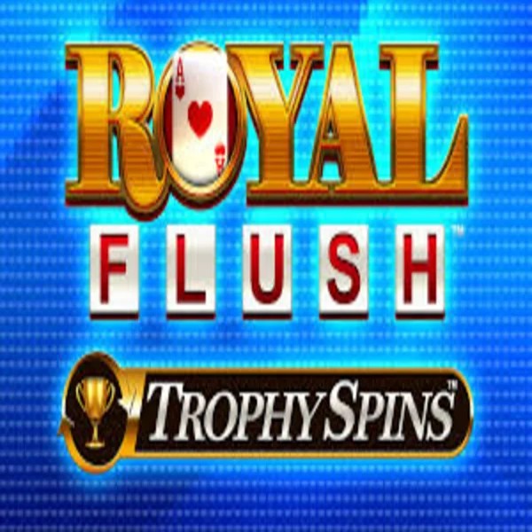 Royal Flush Trophy Spins by Greentube, showcased at slotlairs.co.nl – game logo